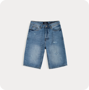 Джинсовые бермуды